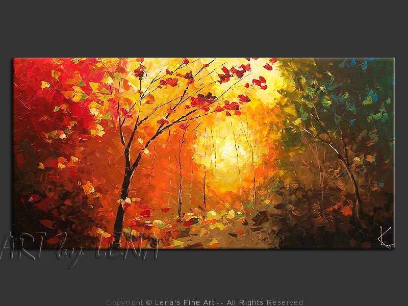 Original Artwork - Green Mountain Forest