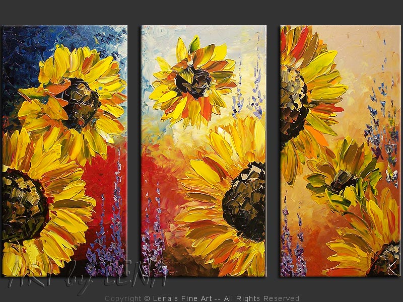 Original Artwork - Amazing Sunflowers