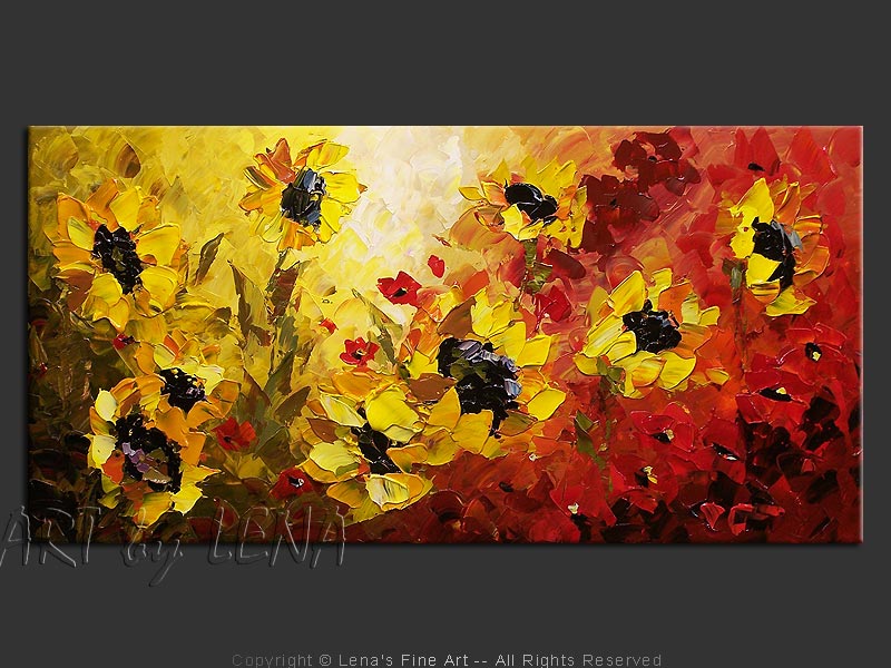 Original Artwork - Pieces of Sun in my Garden