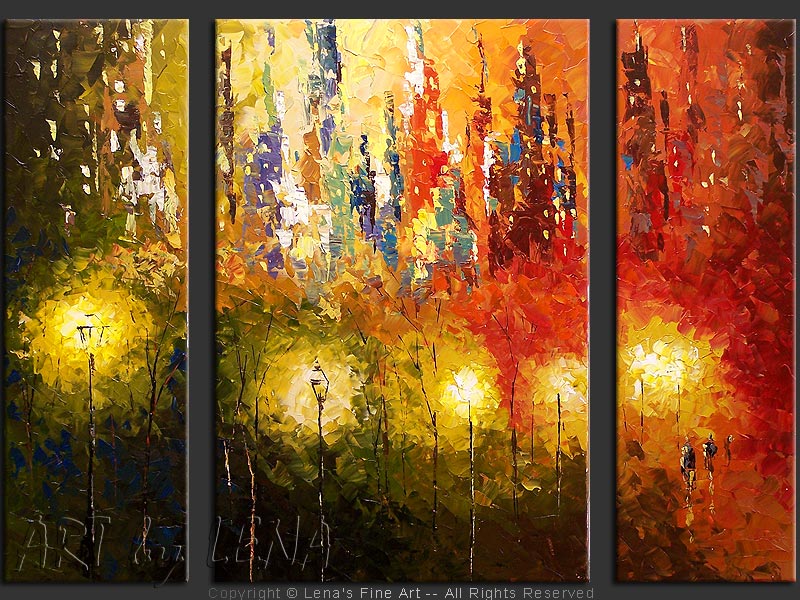 Original Artwork - Central Park Lights