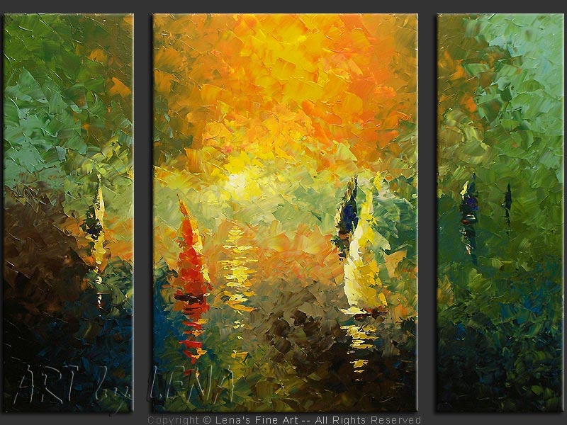 Original Artwork - Green Lagoon