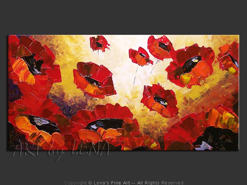 Original Artwork - Field of Giant Poppies