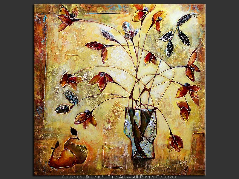 Still Life painting "Caramel Bouquet&quot