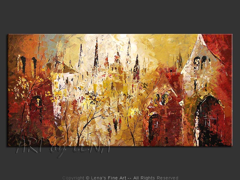 Original Artwork - Old Town: April