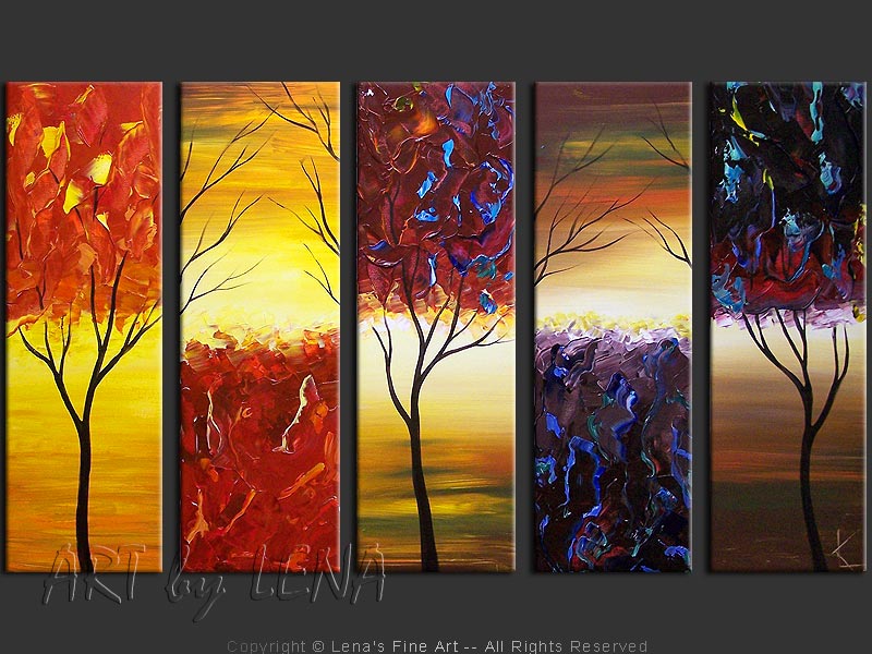 Original Artwork - Autumn Dominoes