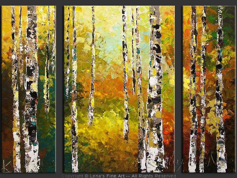 Original Artwork - Canadian Birches