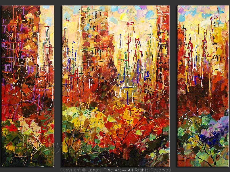 Original Artwork - Central Park: Springtime