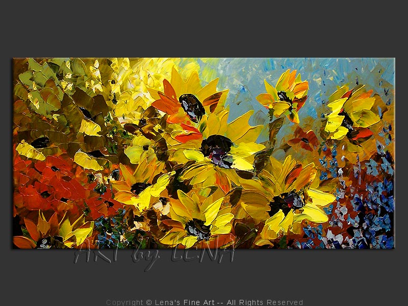 Original Artwork - Seville Sunflower Fields