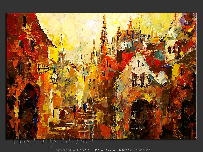 Original Artwork - Old Town: May