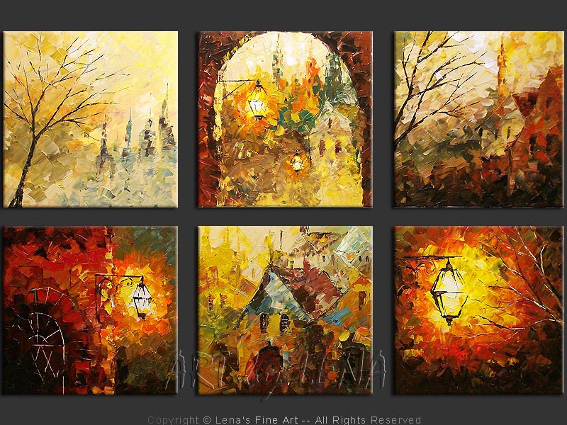 Original Artwork - Old City Lights