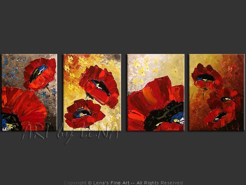 Original Artwork - Poppies of Granada