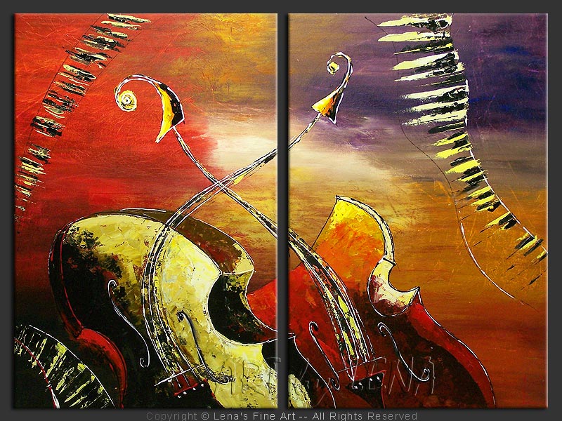 Music Instruments painting
