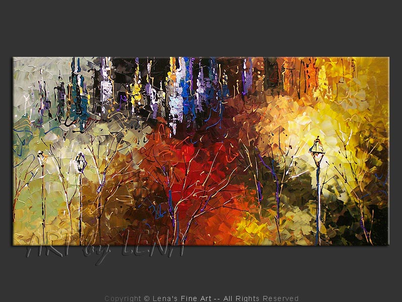 Original Artwork - Central Park: Colorful Twilight