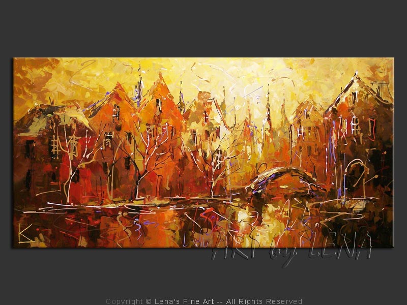 Original Artwork - Amsterdam: The Late Autumn Evening