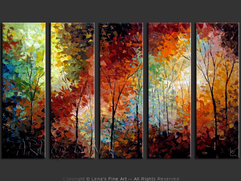 Original Artwork - The Colorful Autumn