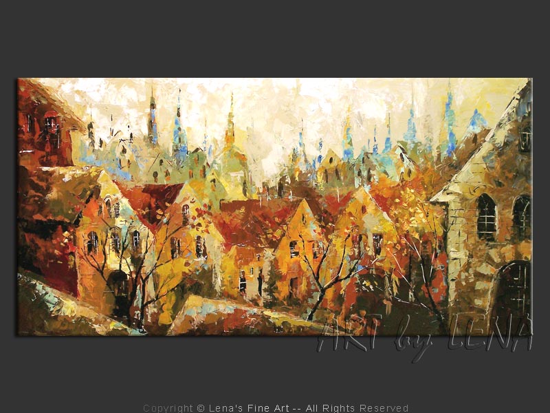 Original Artwork - A Story Of Forty Churches