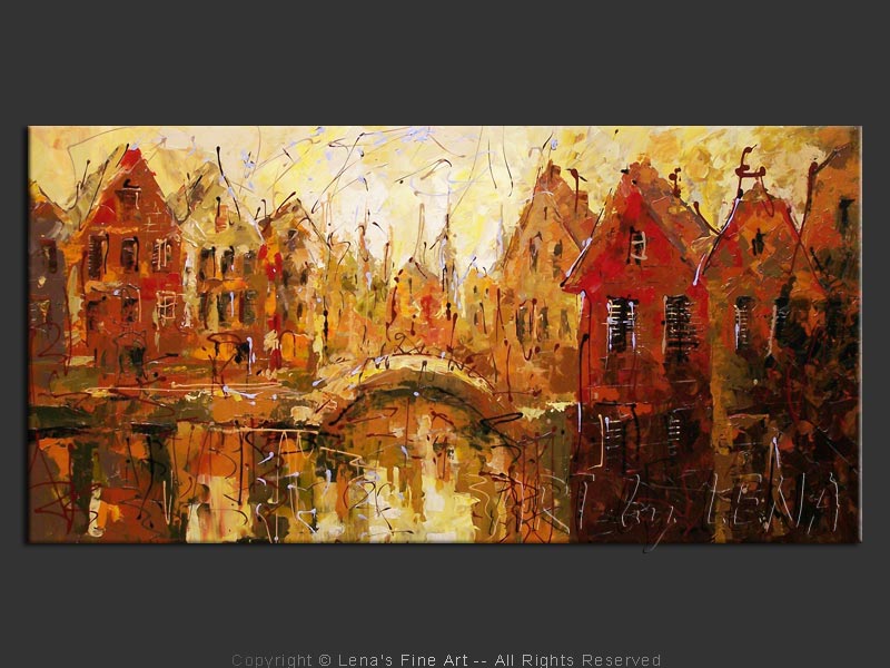 Original Artwork - Amsterdam: Autumn Canals