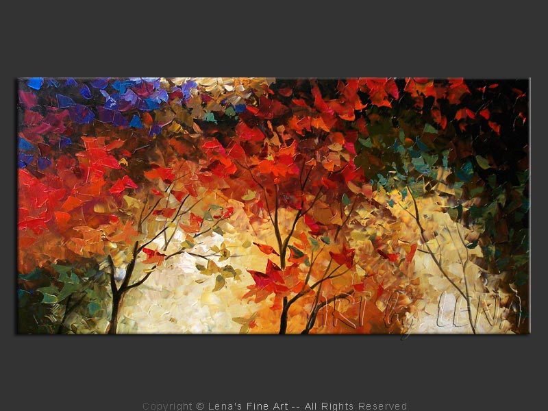 Original Artwork - Maples In The Wind