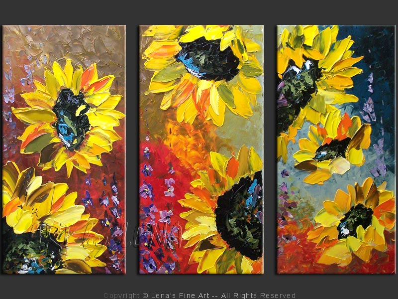 Original Artwork - Magnificent Sunflowers