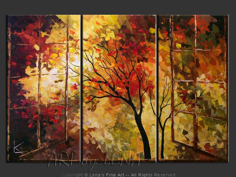 Original Artwork - Window To The Autumn Paradise