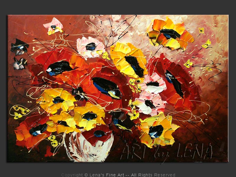 Original Artwork - May Avenue Bouquet