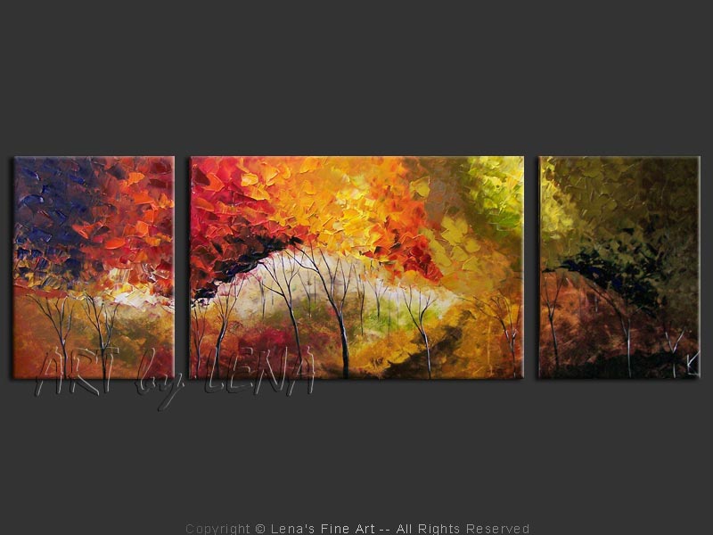 Original Artwork - Quebec Autumn Forest