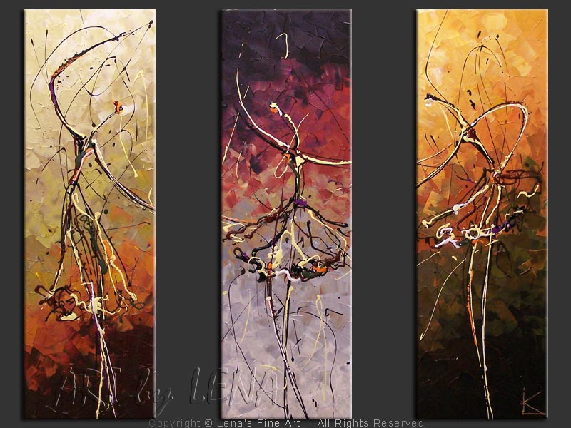 Original Artwork - En-Pointe : Autumn Dance