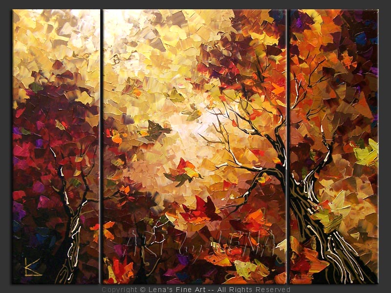 Original Artwork - Maple Skyline