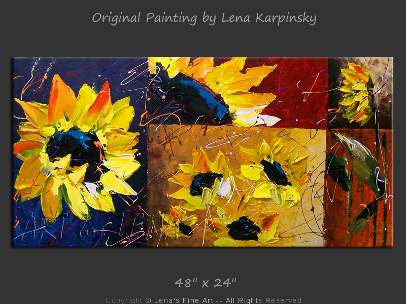 Original Artwork - Sunflower Puzzle