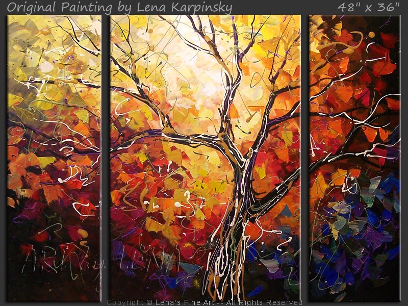 Original Artwork - Autumn Sunset Dreams