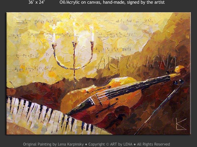Original Artwork - Five-string Viola and Virginal