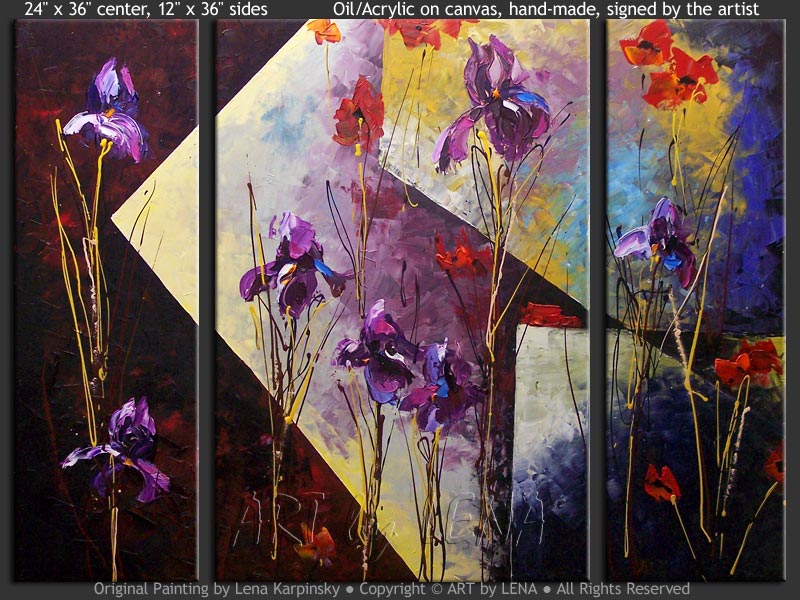 Original Artwork - Iris Reflections