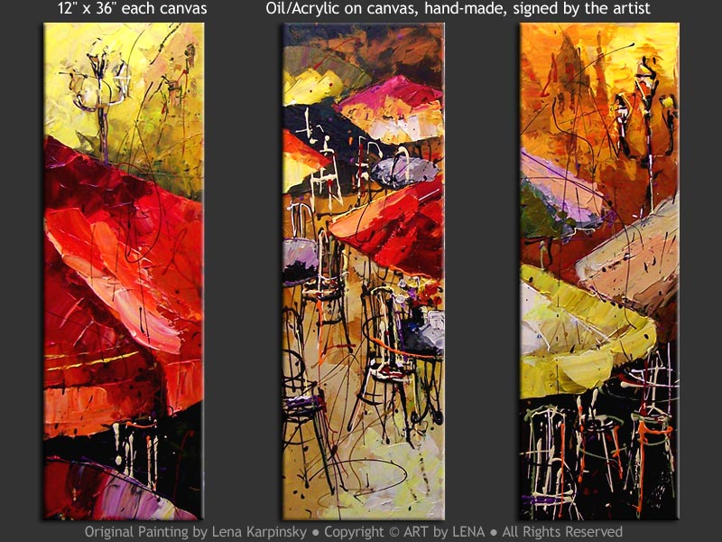 Original Artwork - Les fameux bistros parisiens