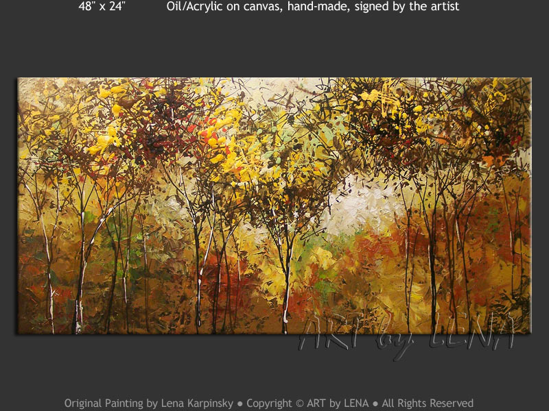 Original Artwork - Yellow Forest
