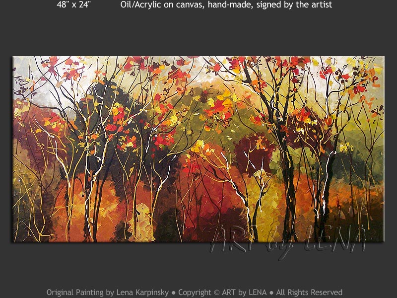 Original Artwork - Colors of Autumn Leaves