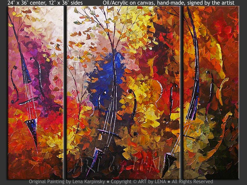 Original Artwork - Cello Forest