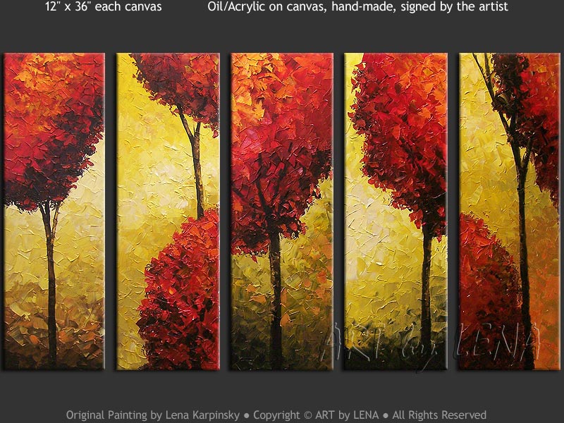 Original Artwork - Deco Trees
