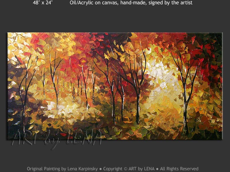 Original Artwork - Paths In The Park