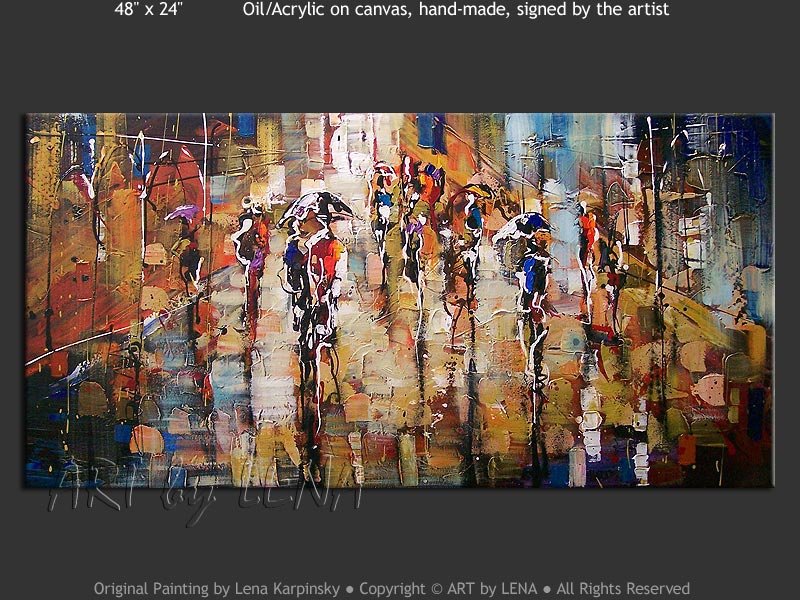 Original Artwork - Lights In The Rain