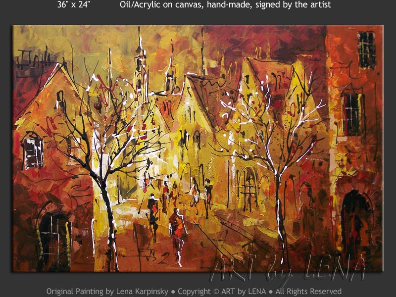 Original Artwork - Evening In Europe