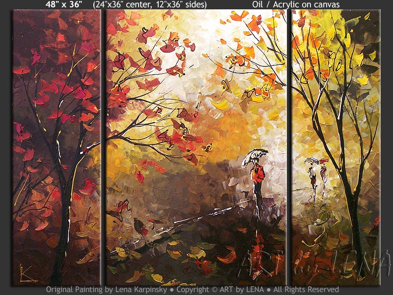 Original Artwork - Autumn Rain Melancholy
