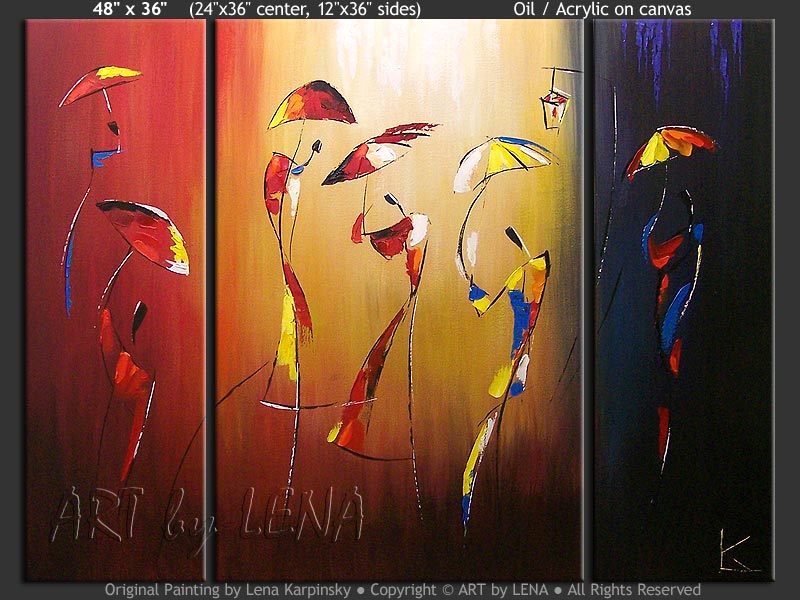 Original Artwork - Dancing in the Rain