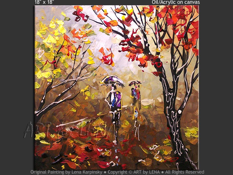 Original Artwork - Rain Miniature