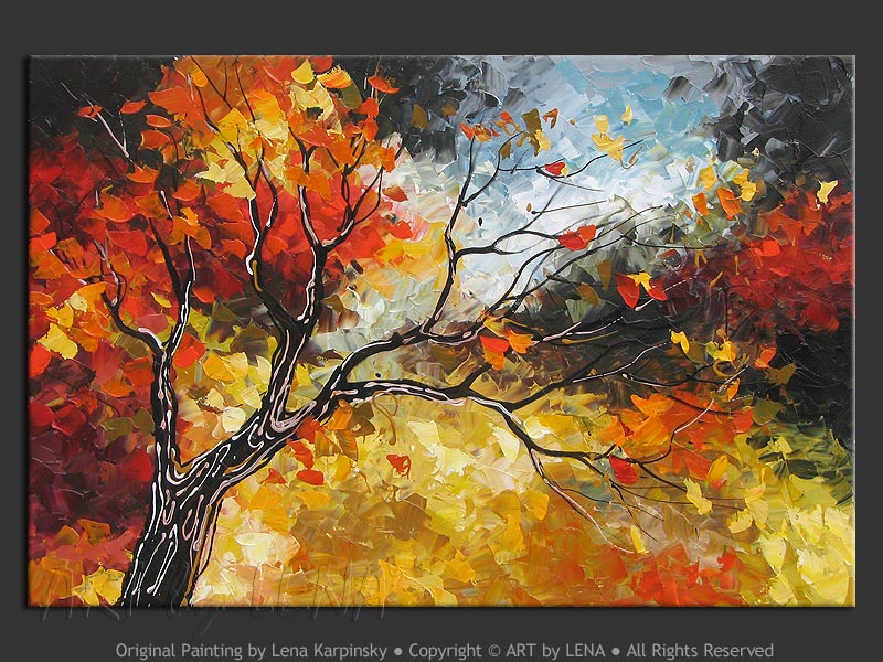 Original Artwork - September Leaves