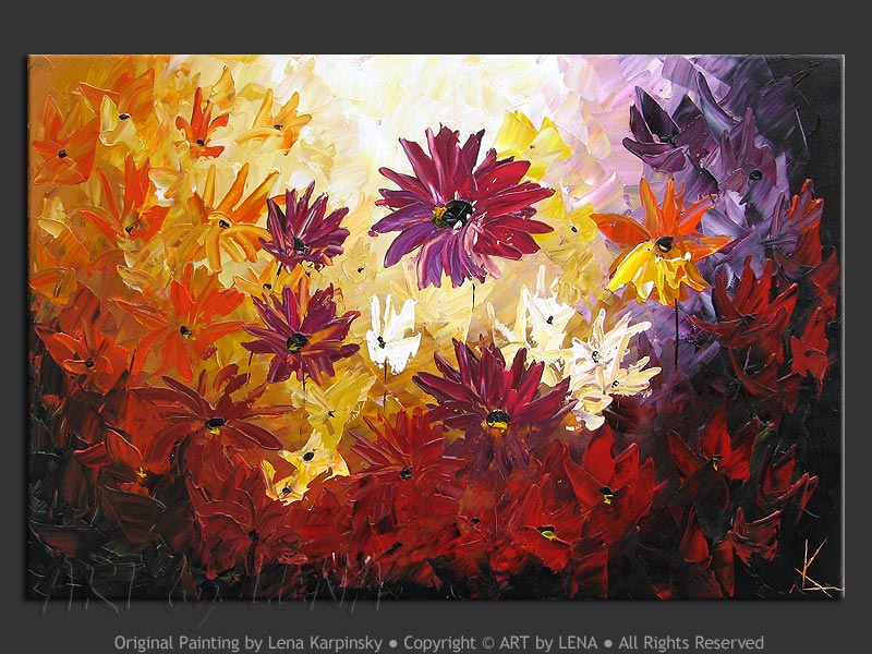 Original Artwork - Purple Stars
