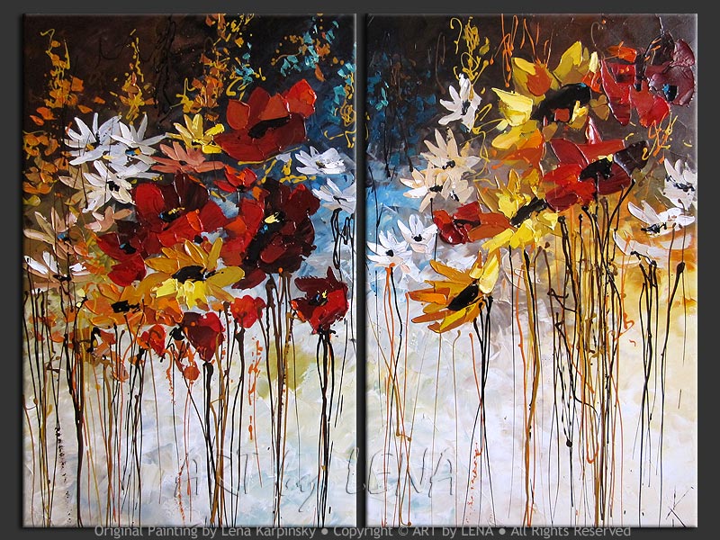 Original Artwork - Semiramis diptych