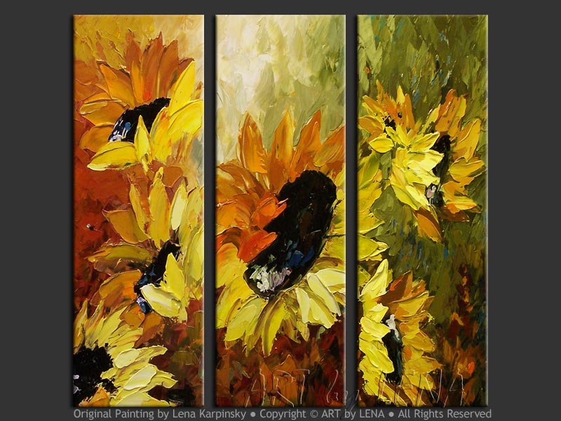 Original Artwork - Les Tournesols