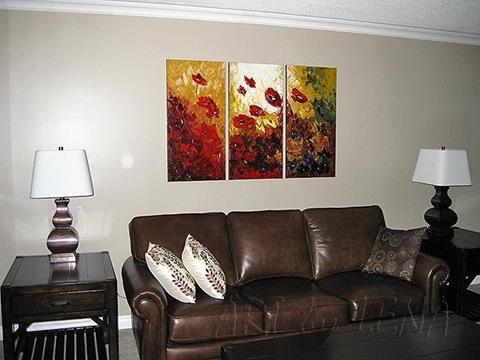 Flower Paintings In Interior Design Art By Lena