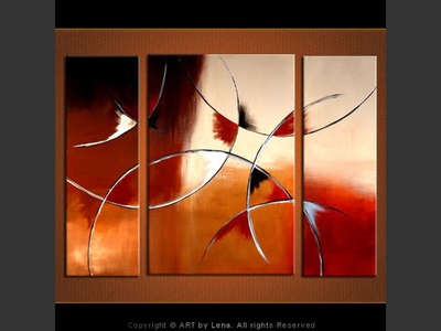 Twilight Flares - original canvas painting by Lena