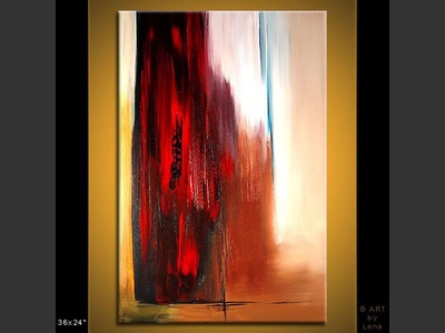 Transformation - original canvas painting by Lena